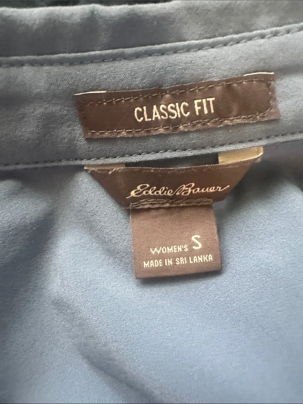 Eddie Bauer Two-Pack Wemans Button-Down Shirt Set — Slate Blue & Dark Teal - Picture 3 of 4